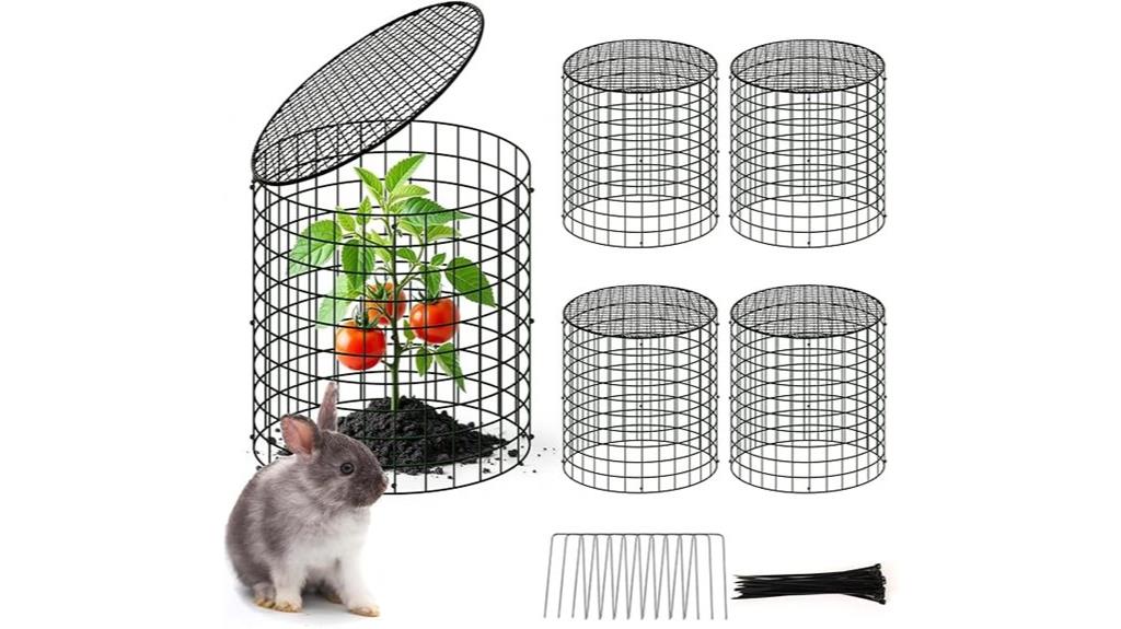 diy metal plant protectors