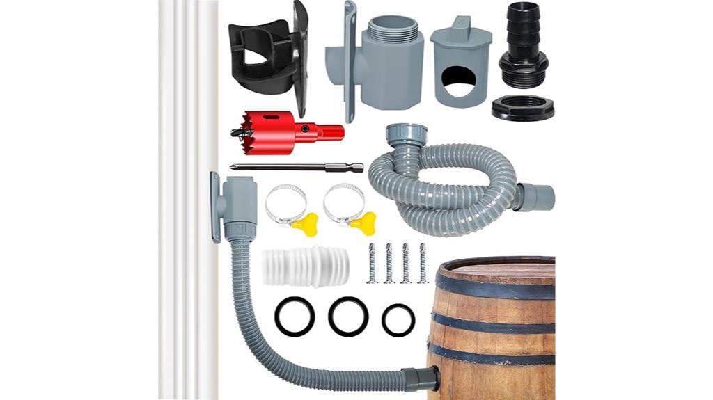downspout rain barrel diverter