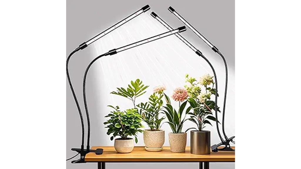 dual led grow light set