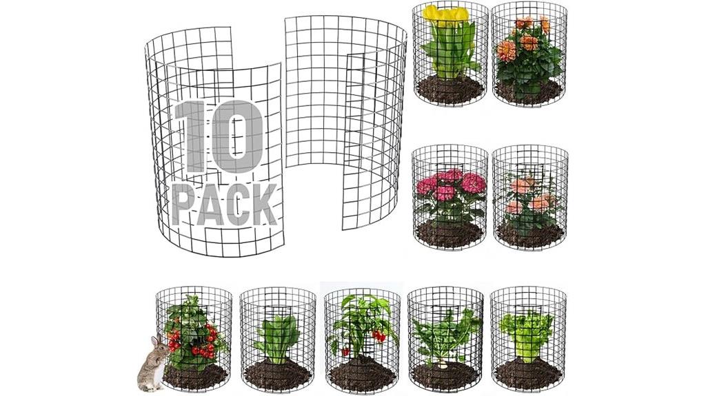 durable pre bent plant guards
