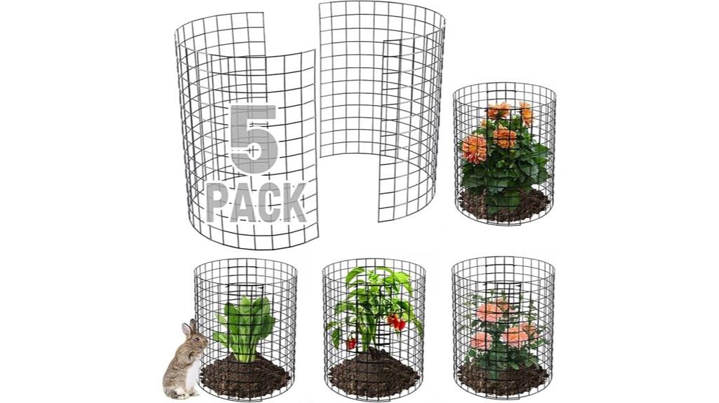 durable pre bent plant guards