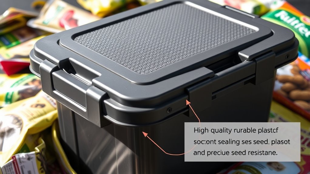 durable secure pest resistant containers