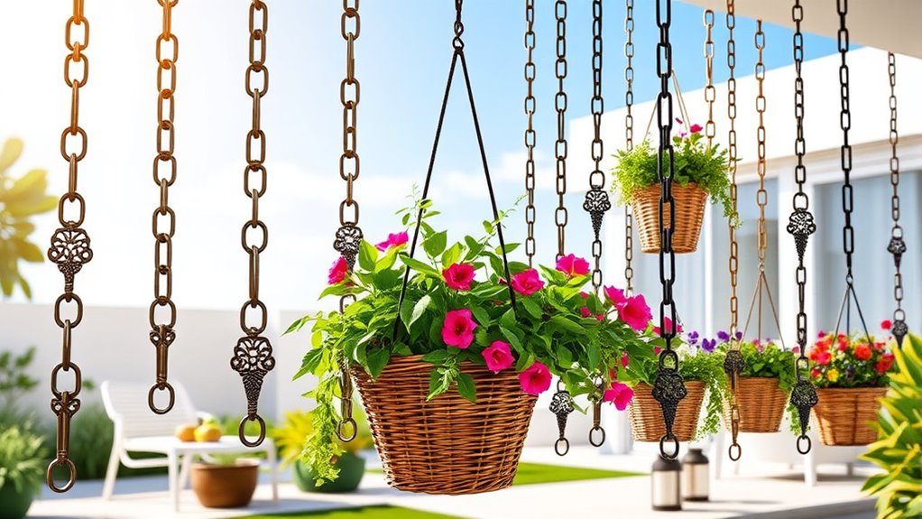 durable stylish hanging chains