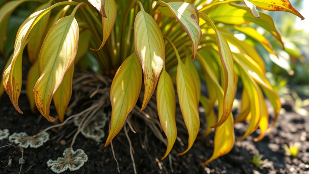 early root rot symptoms