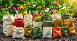 eco friendly durable felt grow bags