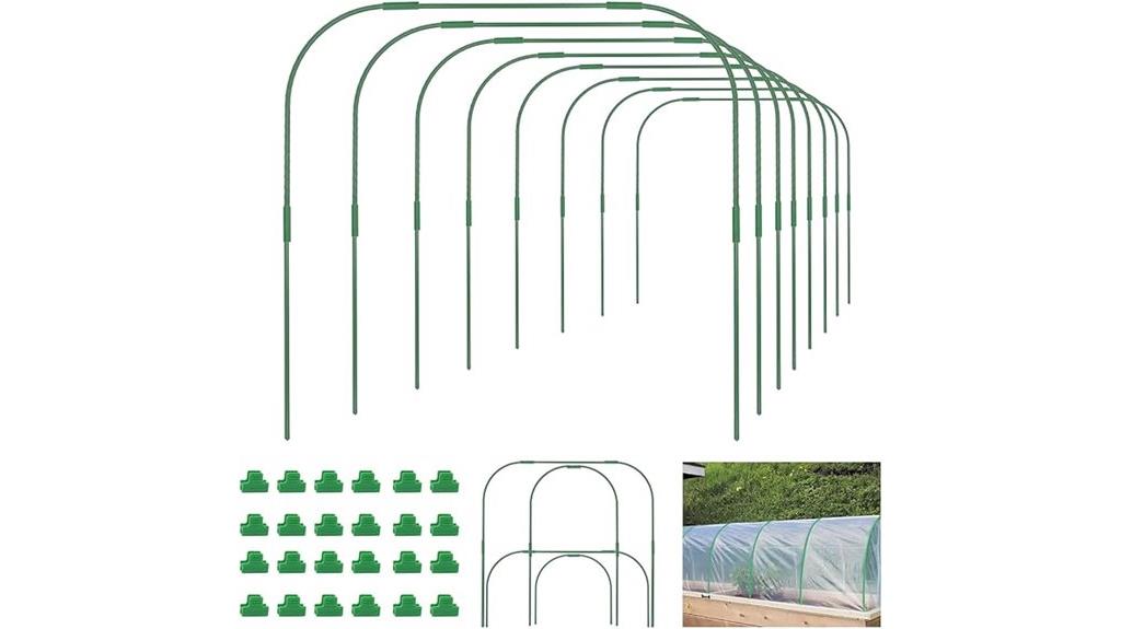 eight garden hoop sets