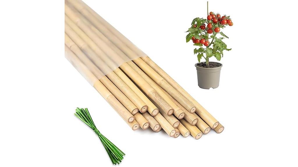 eighteen inch bamboo stakes