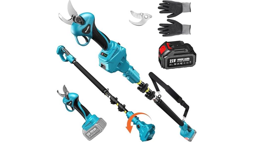 electric pruning shears pole