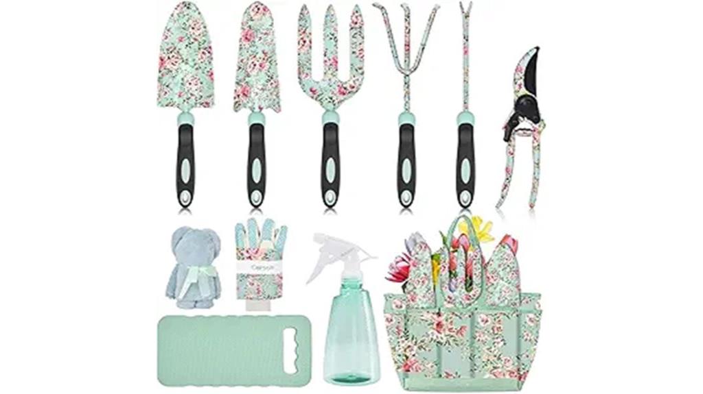 eleven piece gardening tool set