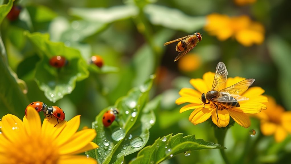 encourage beneficial insect populations