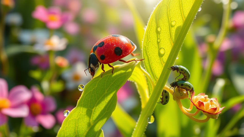 encourage beneficial insect populations