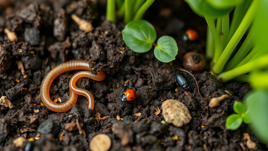 encourage soil beneficial life