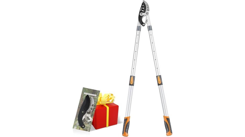 extendable anvil loppers with spare blade