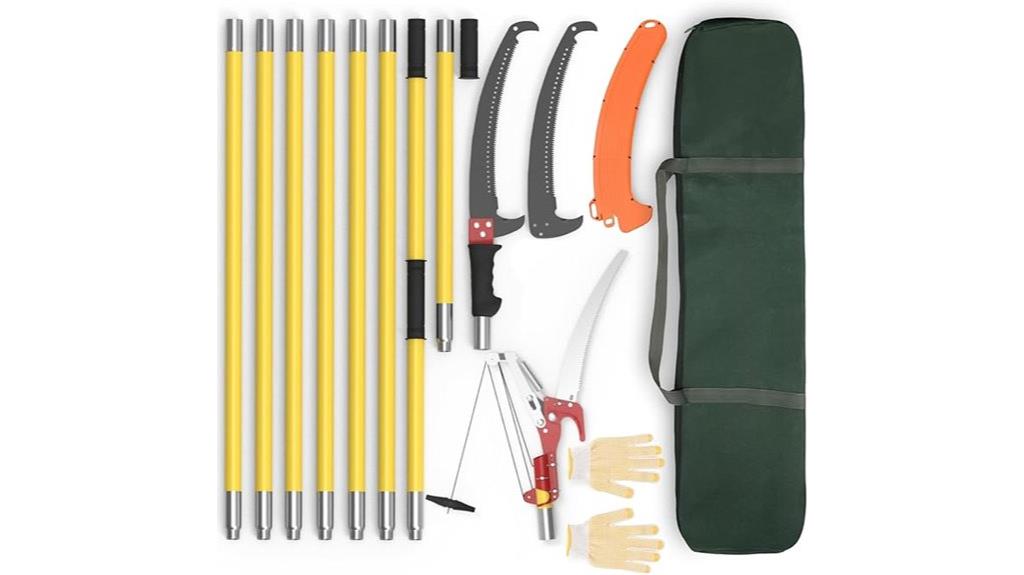 extendable steel blade pole saw