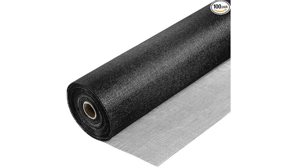 fiberglass window screen roll