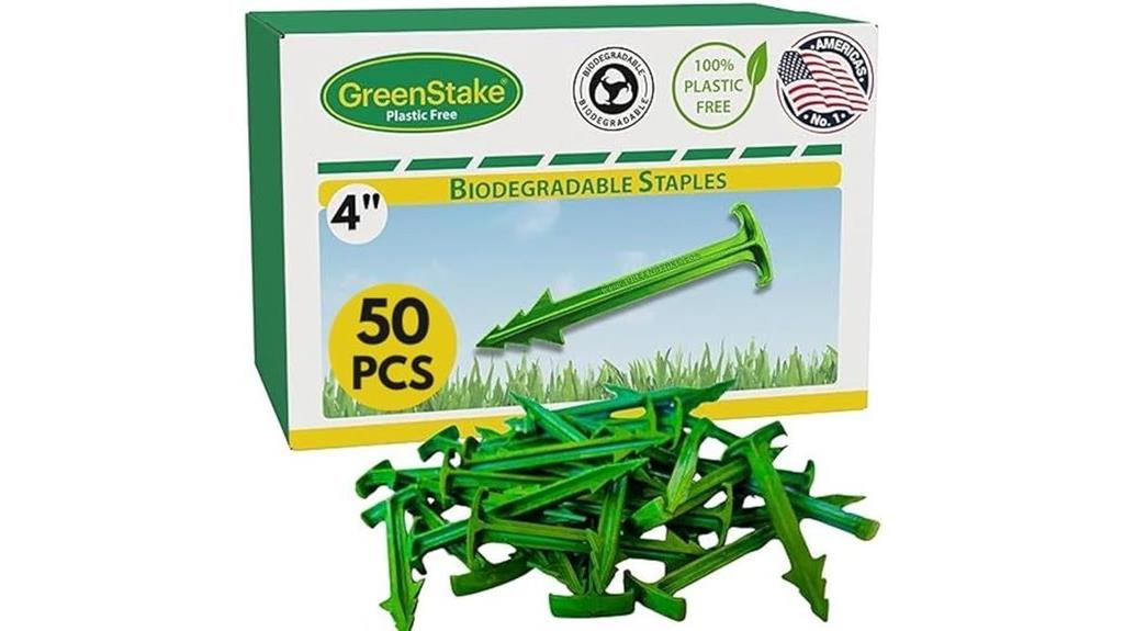 fifty 4 inch biodegradable stakes