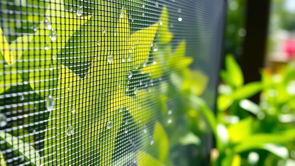 filter mesh size durability