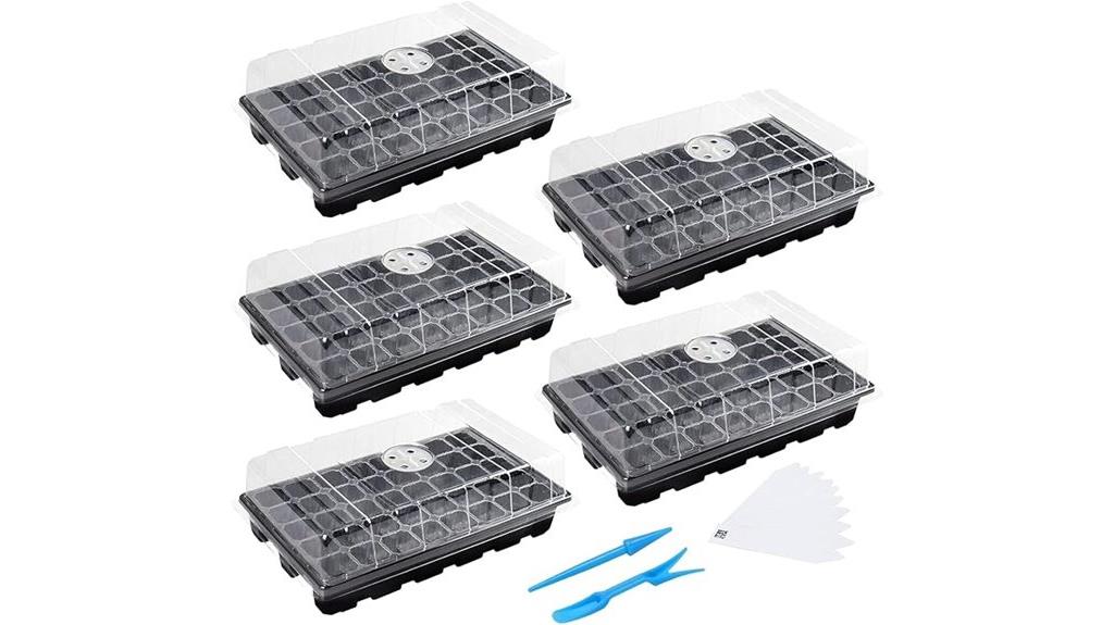 five tray seedling kit