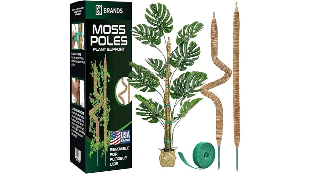 flexible indoor plant supports