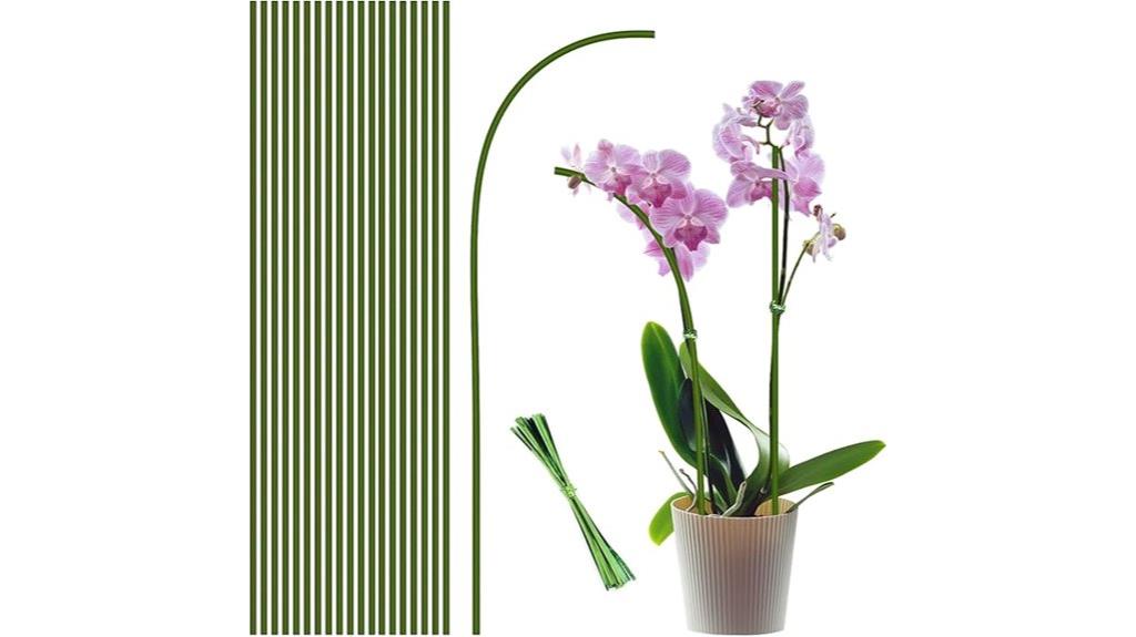 flexible plant support stakes