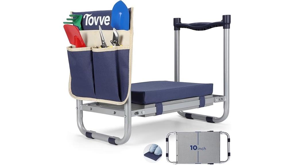 foldable garden kneeler seat
