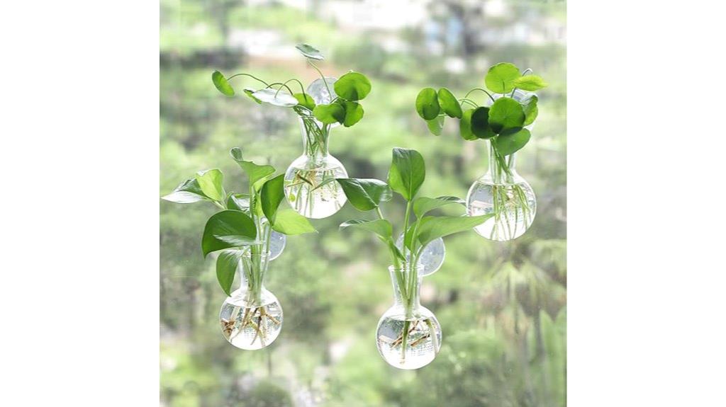 four plant propagation stations
