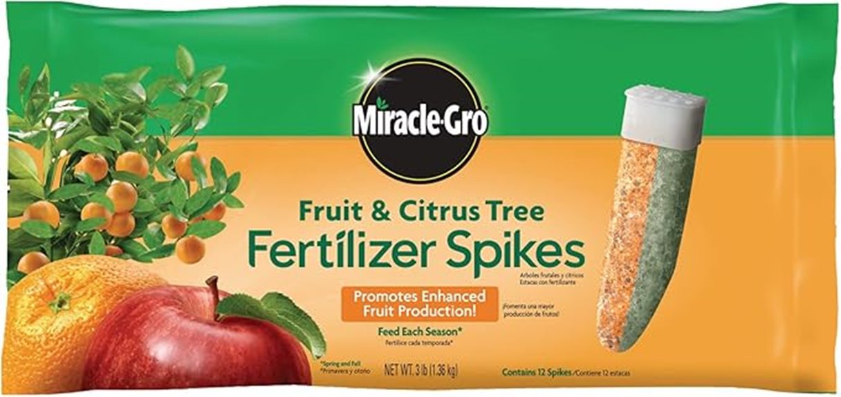 fruit and citrus fertilizer spikes