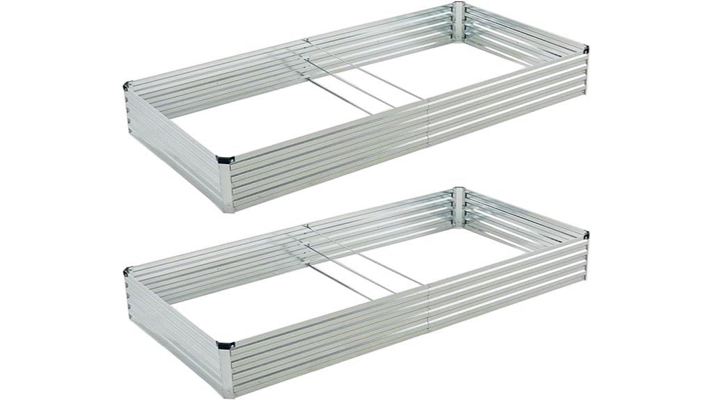 galvanized raised garden bed
