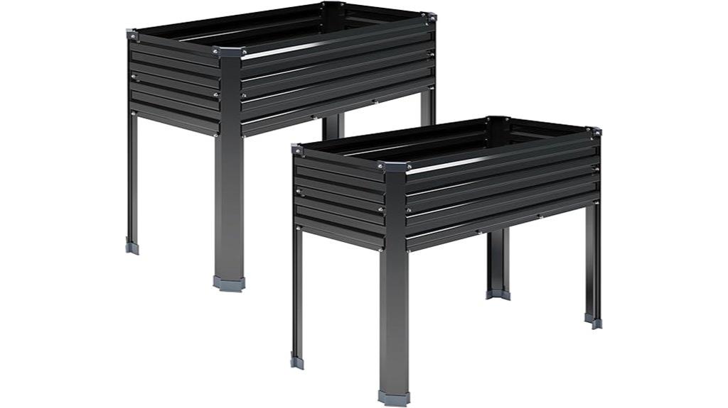 galvanized raised garden bed