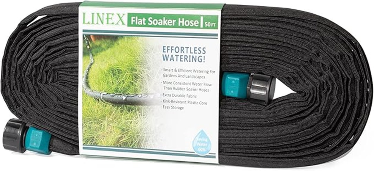 garden bed flat soaker hose