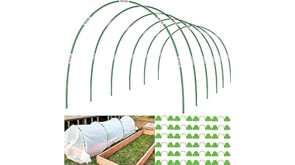 garden bed protection hoops