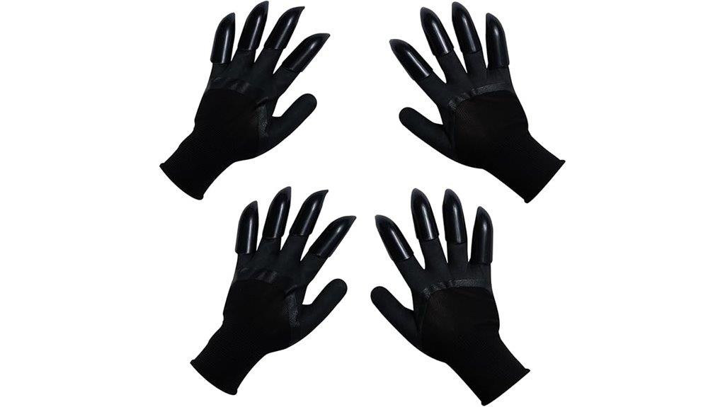 garden gloves with claws