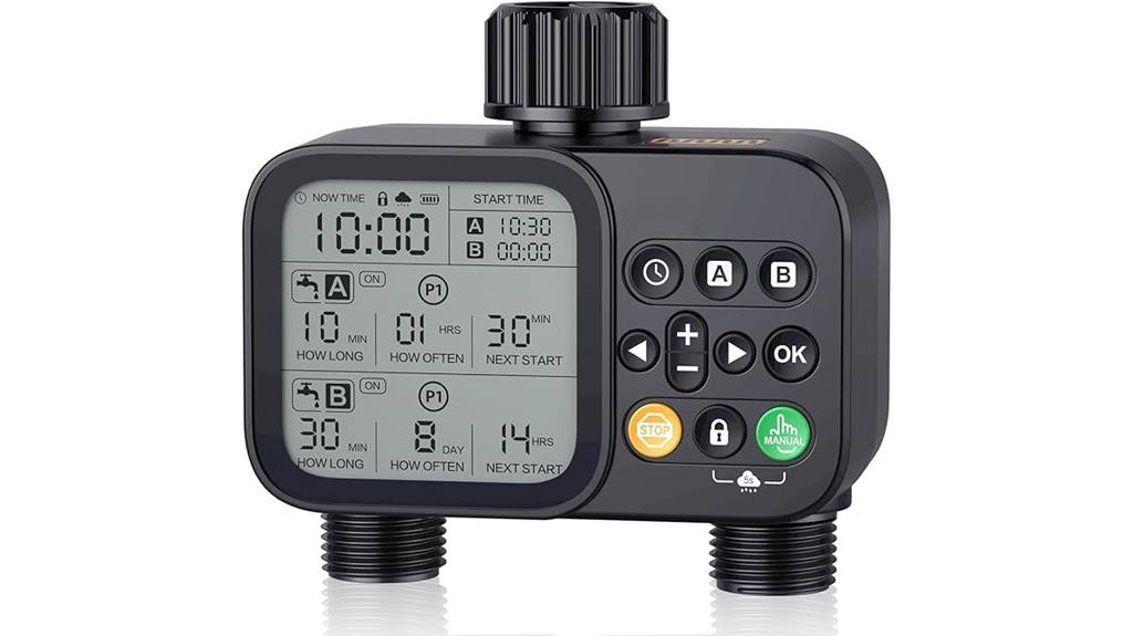 garden hose sprinkler timer