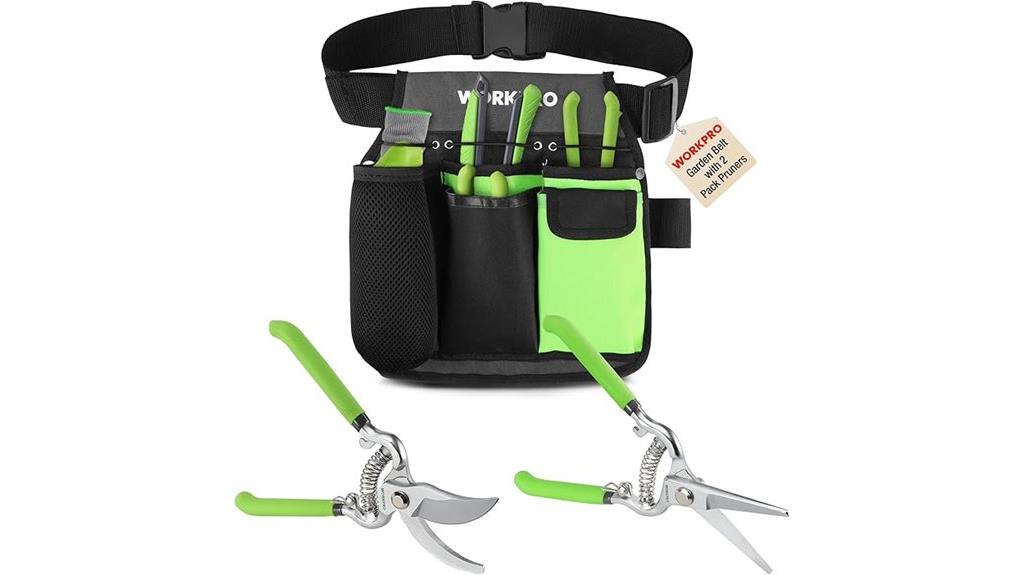 garden shears with belt
