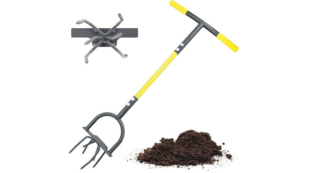 garden tiller with claw