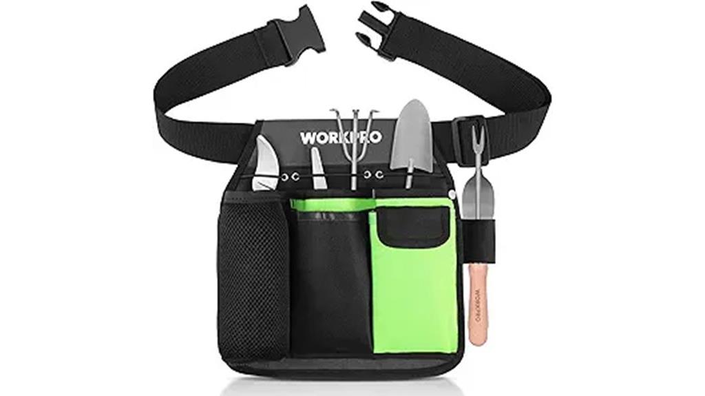 garden tool belt with pockets