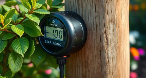 garden watering with sensors