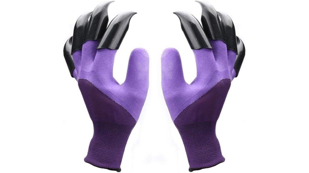gardening gloves with claws