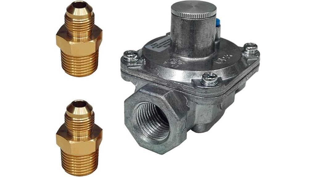 gas pressure regulator brass