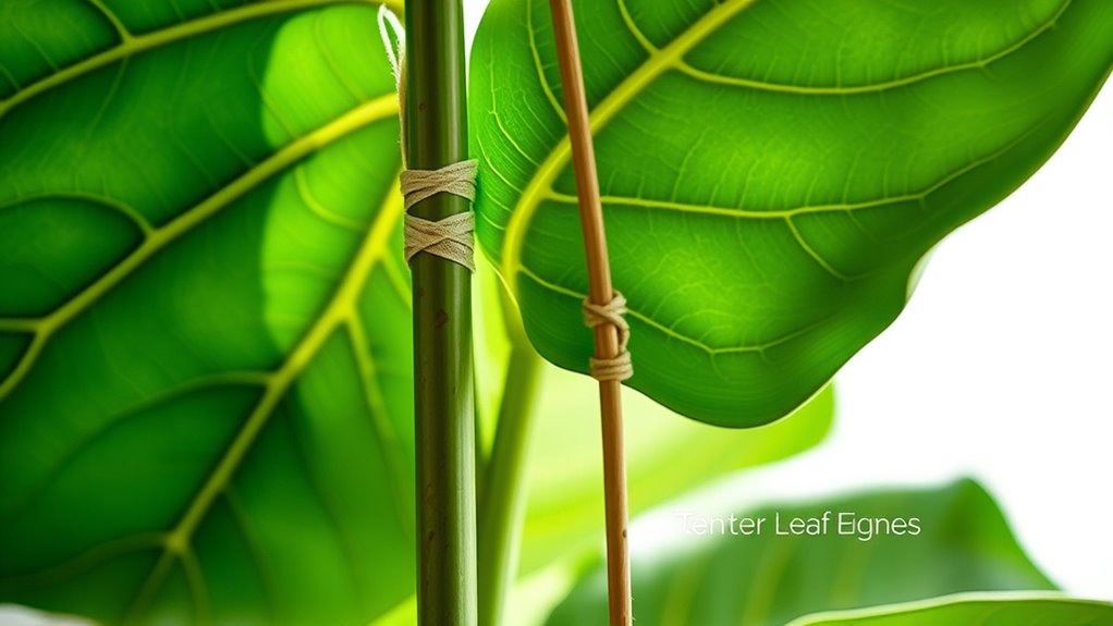 gentle secure plant support