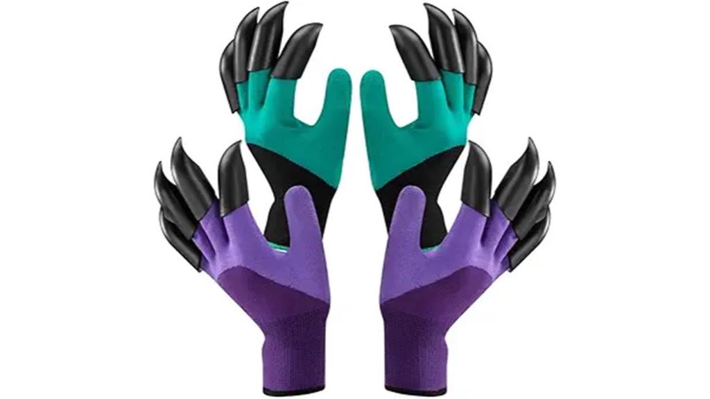 gloves with digging claws