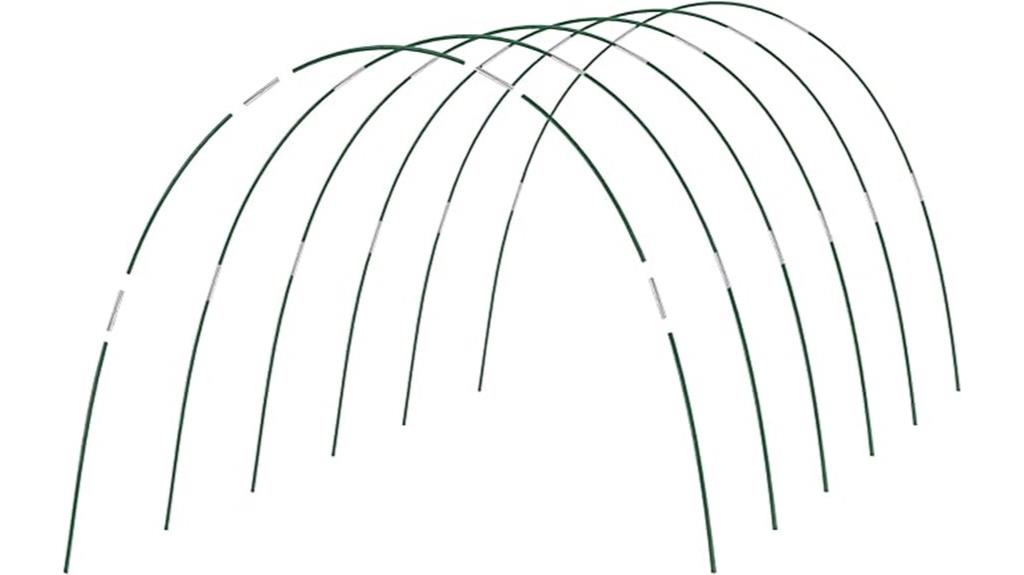 greenhouse fiberglass hoop set