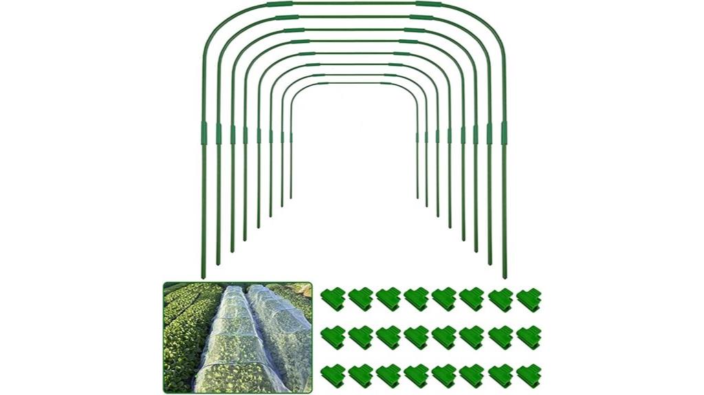 greenhouse hoops grow tunnel