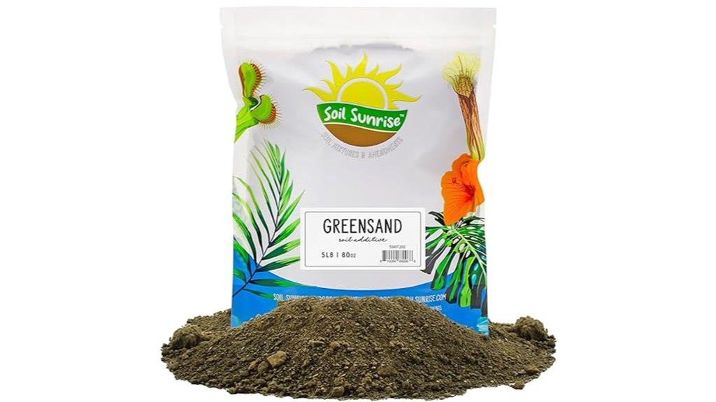 greensand soil additive container