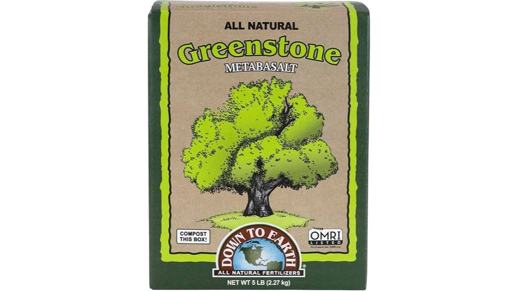 greenstone mineral for soil