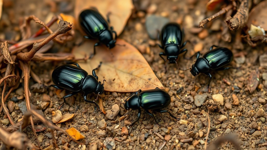 ground beetles control garden pests