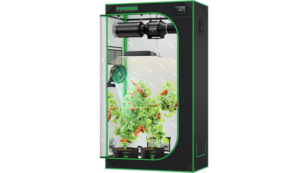 grow tent with window