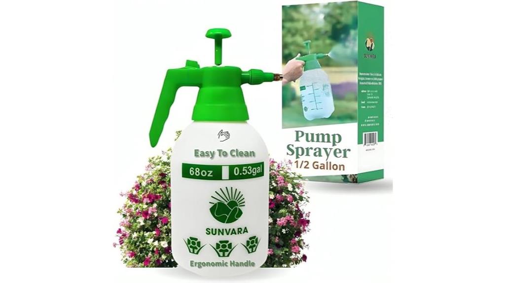 half gallon hand pump sprayer
