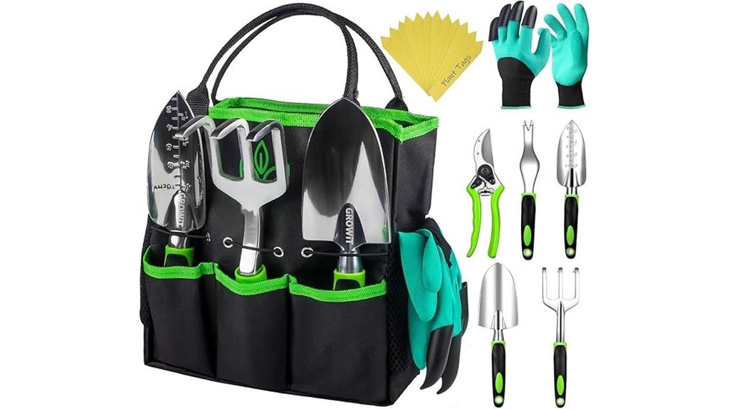 heavy duty 22 piece gardening set