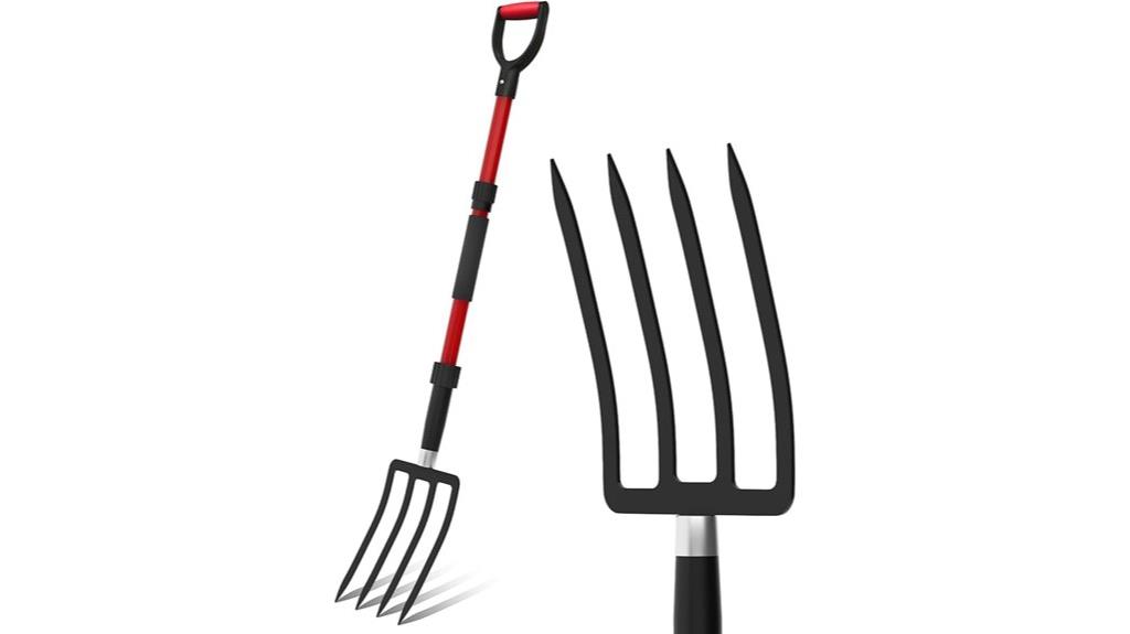 heavy duty fiberglass garden fork